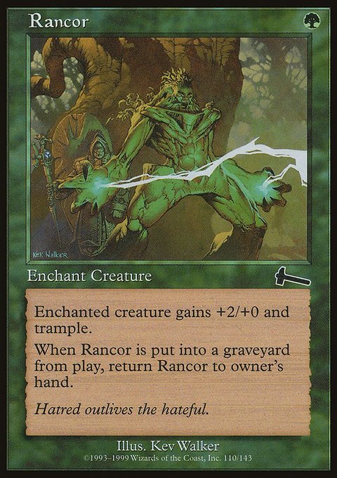 Rancor, Urza's Legacy #110, Magic: The Gathering card