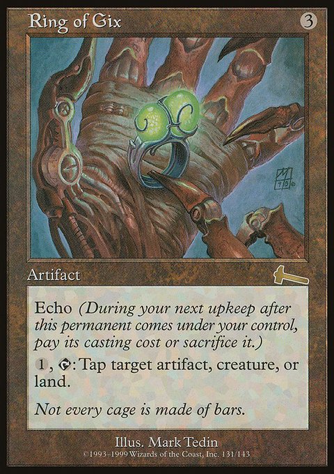 Ring of Gix, Urza's Legacy #131, Magic: The Gathering card