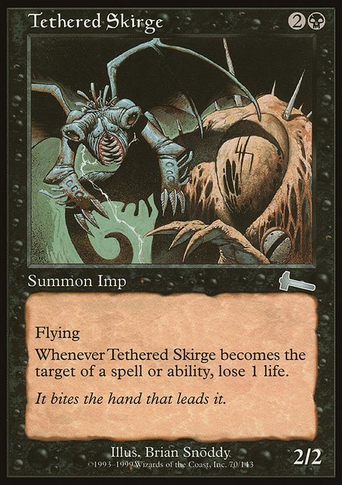 Tethered Skirge, Urza's Legacy #70, Magic: The Gathering card