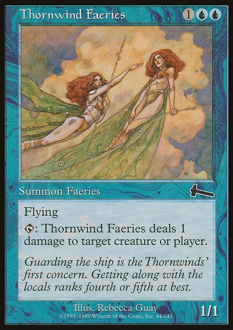 Thornwind Faeries, Urza's Legacy #44, Magic: The Gathering card