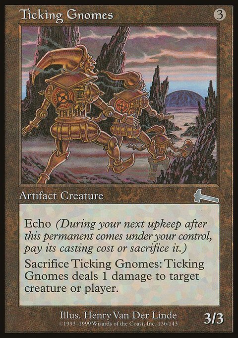 Ticking Gnomes, Urza's Legacy #136, Magic: The Gathering card
