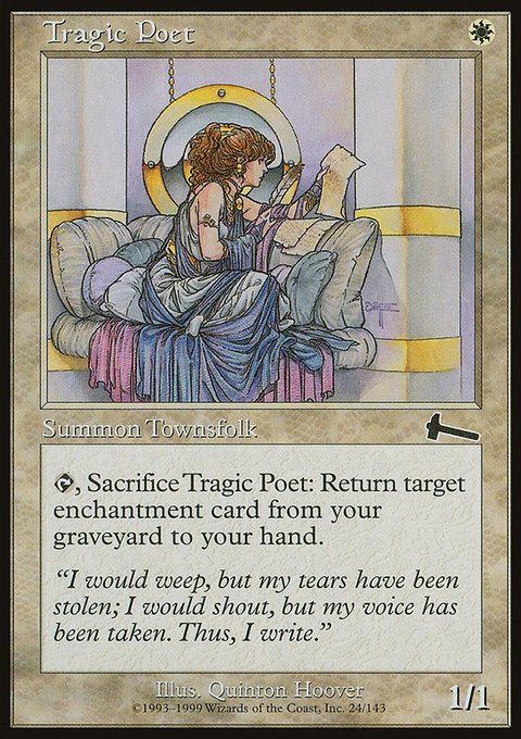 Tragic Poet, Urza's Legacy #24, Magic: The Gathering card