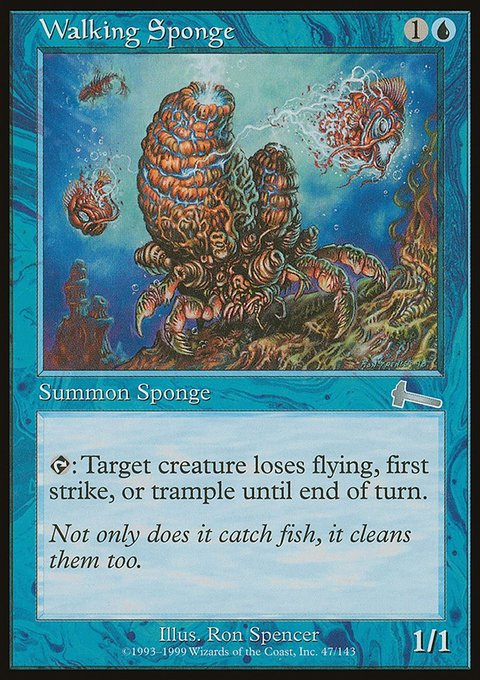 Walking Sponge, Urza's Legacy #47, Magic: The Gathering card