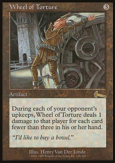 Wheel of Torture, Urza's Legacy #138, Magic: The Gathering card