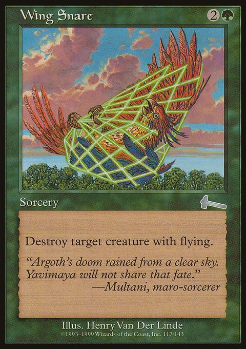 Wing Snare, Urza's Legacy #117, Magic: The Gathering card