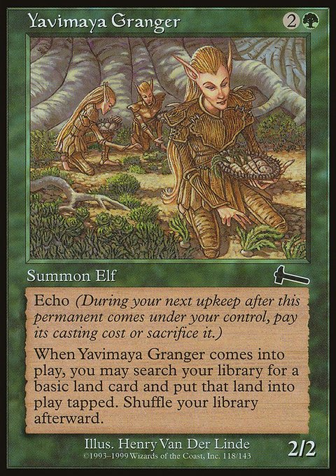 Yavimaya Granger, Urza's Legacy #118, Magic: The Gathering card