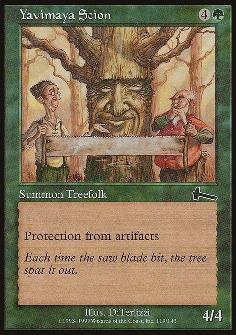 Yavimaya Scion, Urza's Legacy #119, Magic: The Gathering card