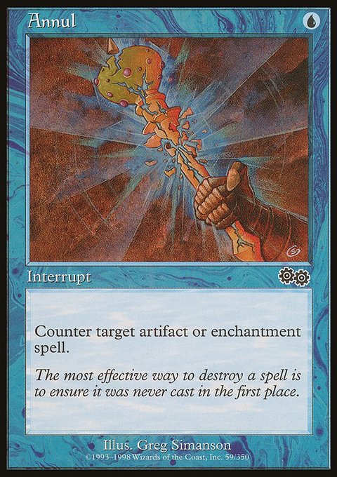 Annul, Urza's Saga #59, Magic: The Gathering card