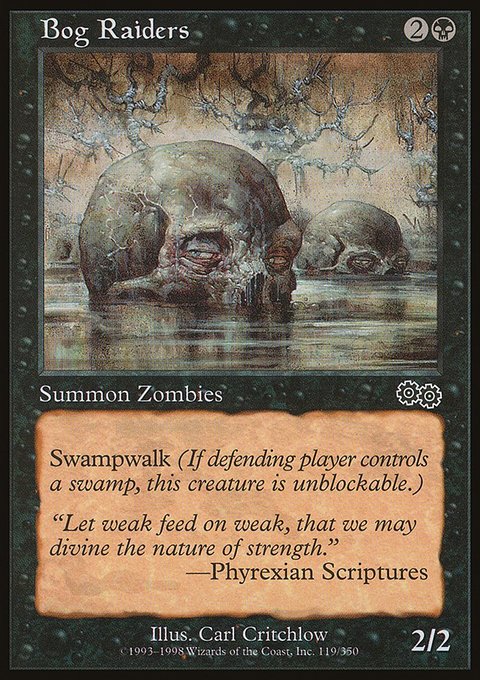 Bog Raiders, Urza's Saga #119, Magic: The Gathering card