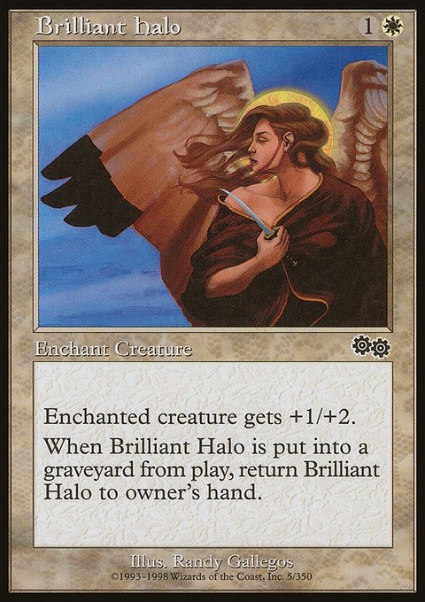 Brilliant Halo, Urza's Saga #5, Magic: The Gathering card