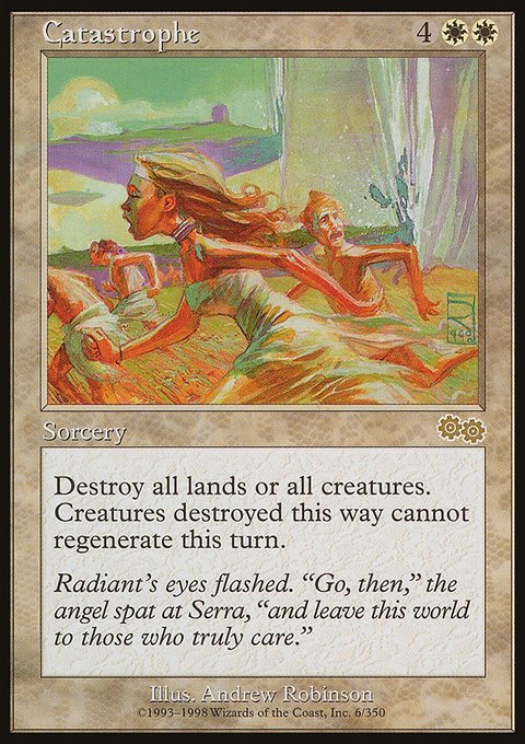 Catastrophe, Urza's Saga #6, Magic: The Gathering card