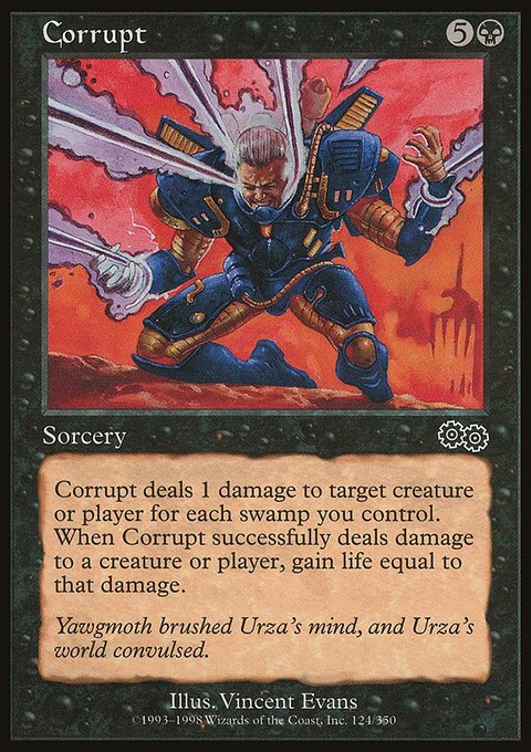 Corrupt, Urza's Saga #124, Magic: The Gathering card