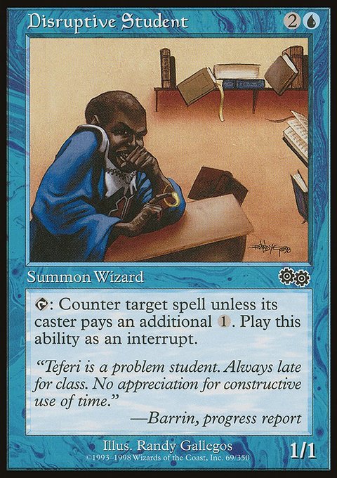 Disruptive Student, Urza's Saga #69, Magic: The Gathering card