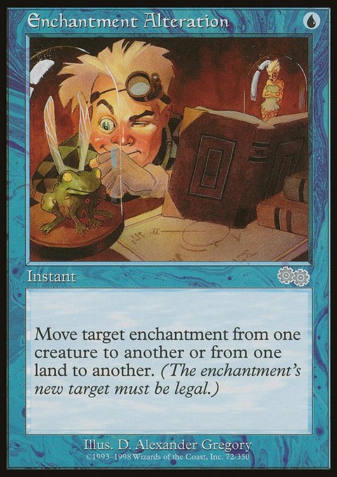 Enchantment Alteration, Urza's Saga #72, Magic: The Gathering card