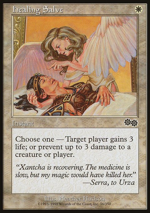 Healing Salve, Urza's Saga #16, Magic: The Gathering card