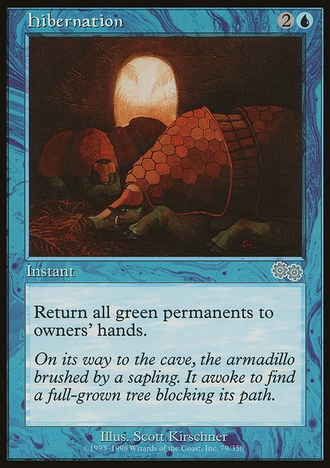 Hibernation, Urza's Saga #79, Magic: The Gathering card