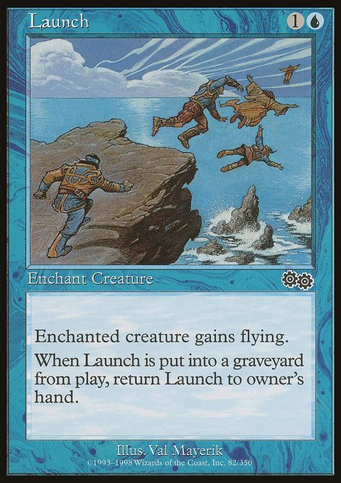 Launch, Urza's Saga #82, Magic: The Gathering card