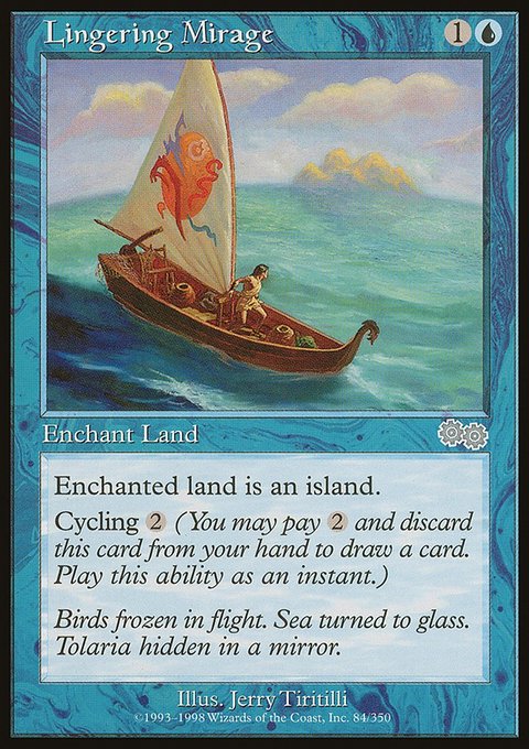 Lingering Mirage, Urza's Saga #84, Magic: The Gathering card