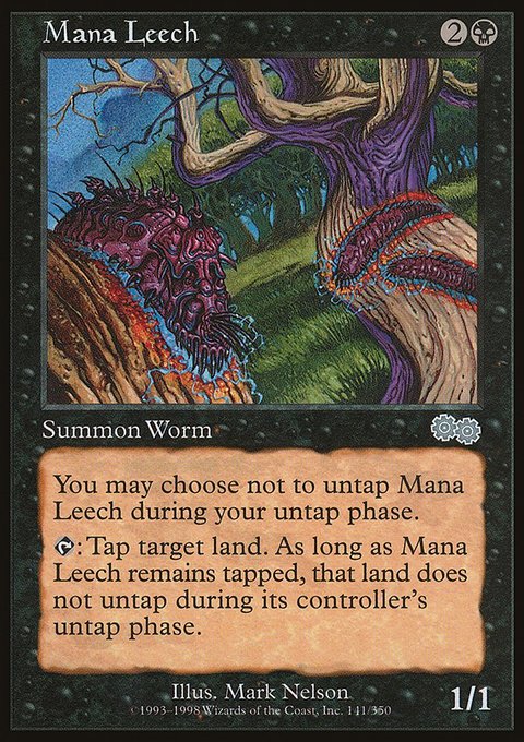 Mana Leech, Urza's Saga #141, Magic: The Gathering card