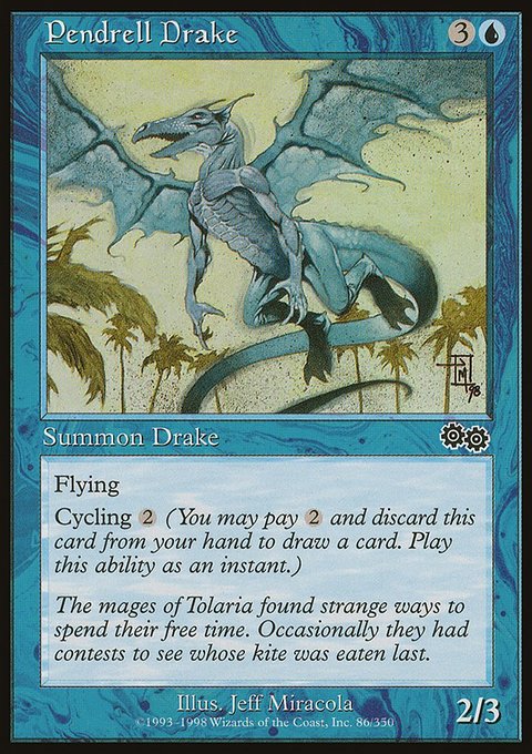 Pendrell Drake, Urza's Saga #86, Magic: The Gathering card