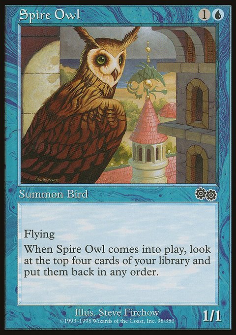 Spire Owl, Urza's Saga #98, Magic: The Gathering card