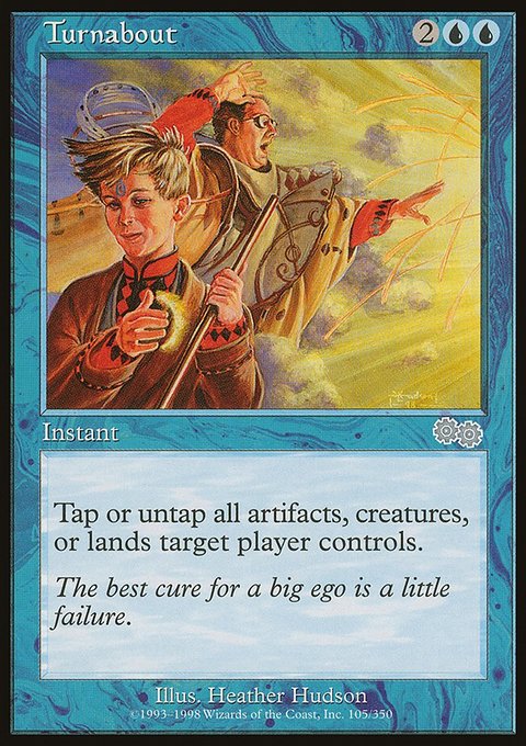 Turnabout, Urza's Saga #105, Magic: The Gathering card