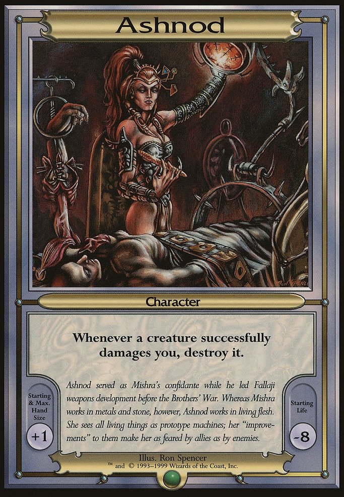 Ashnod, Vanguard Series #401, Magic: The Gathering card