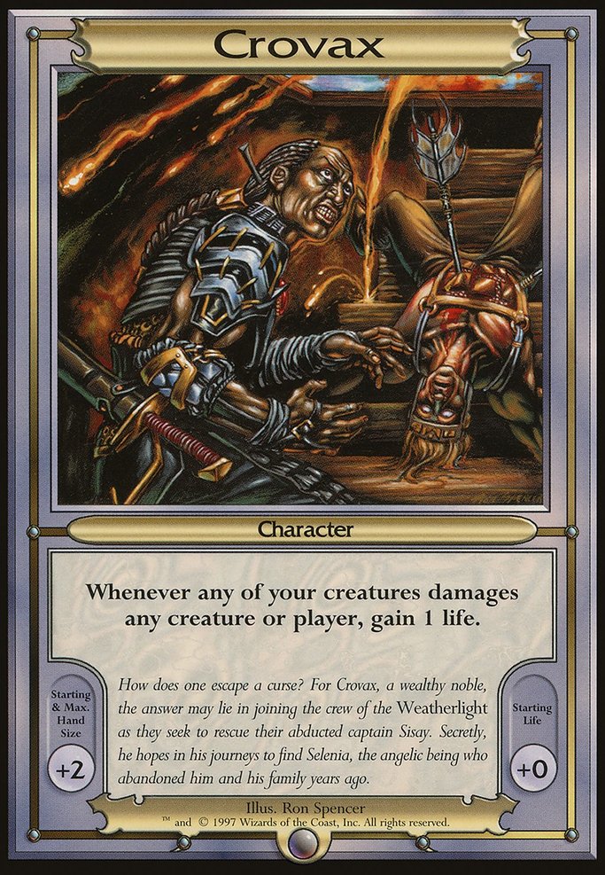 Crovax, Vanguard Series #202, Magic: The Gathering card