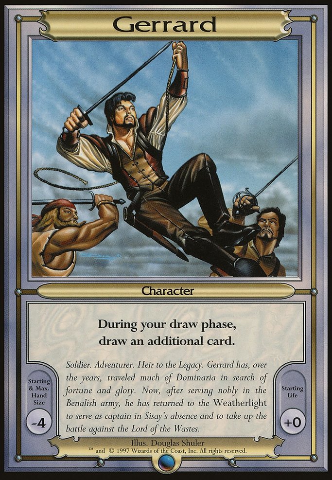 Gerrard, Vanguard Series #102, Magic: The Gathering card