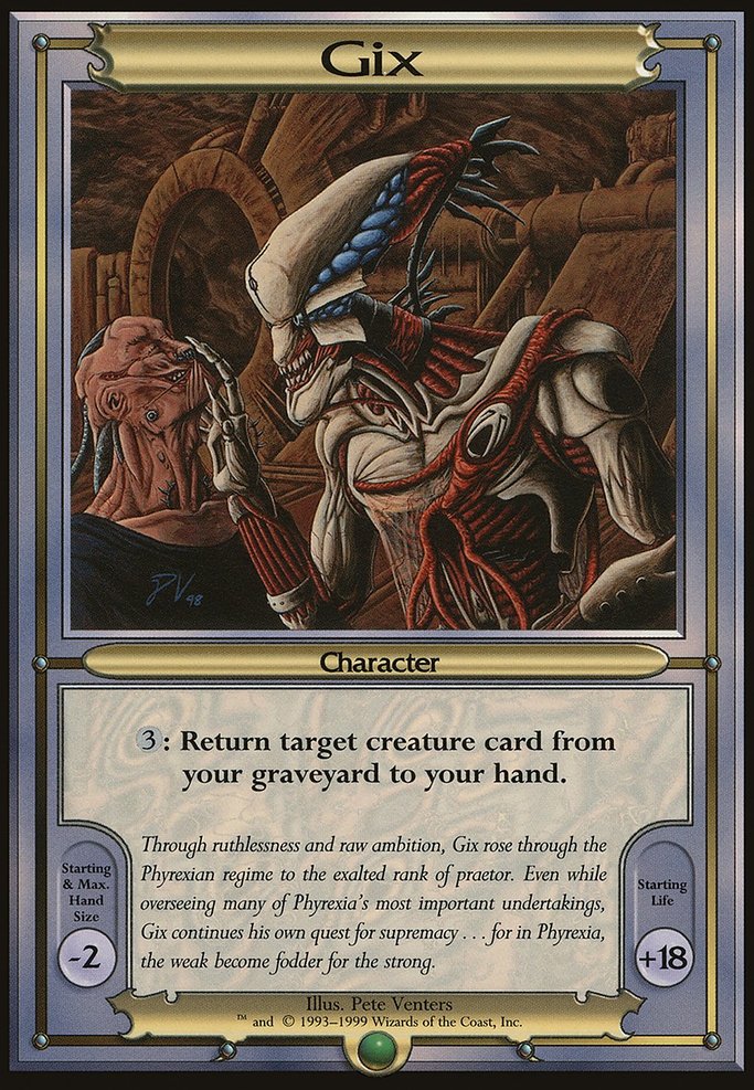 Gix, Vanguard Series #402, Magic: The Gathering card