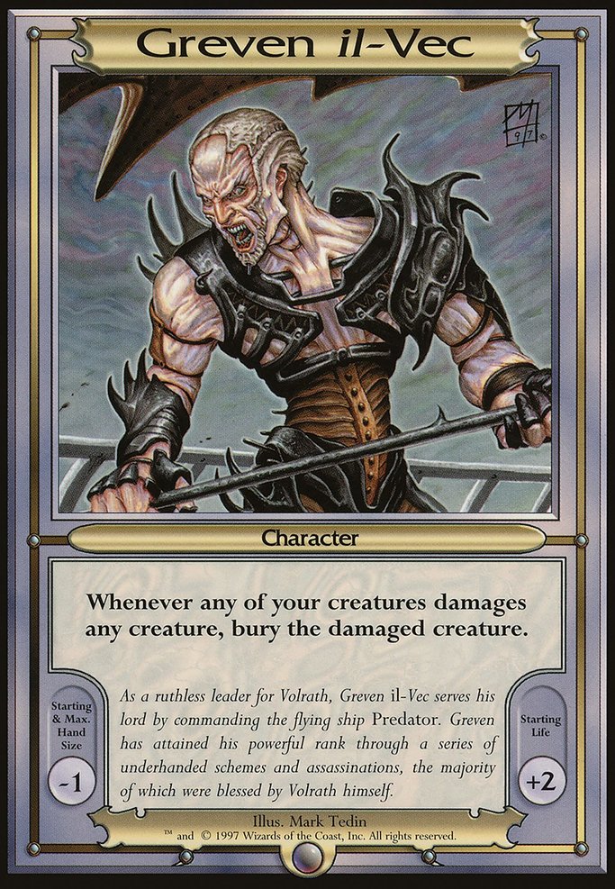 Greven il-Vec, Vanguard Series #203, Magic: The Gathering card