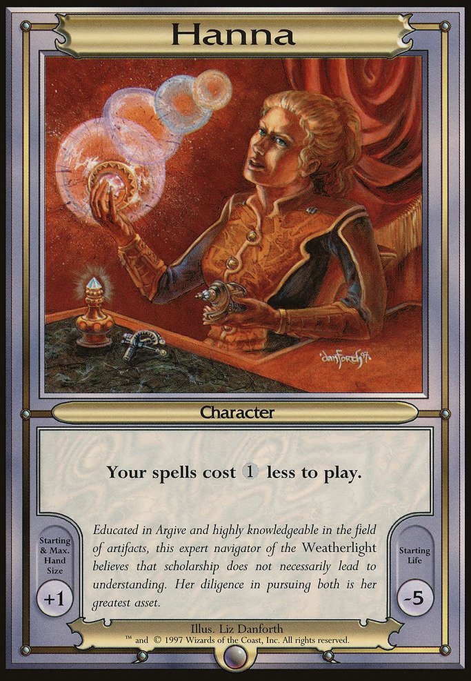 Hanna, Vanguard Series #204, Magic: The Gathering card