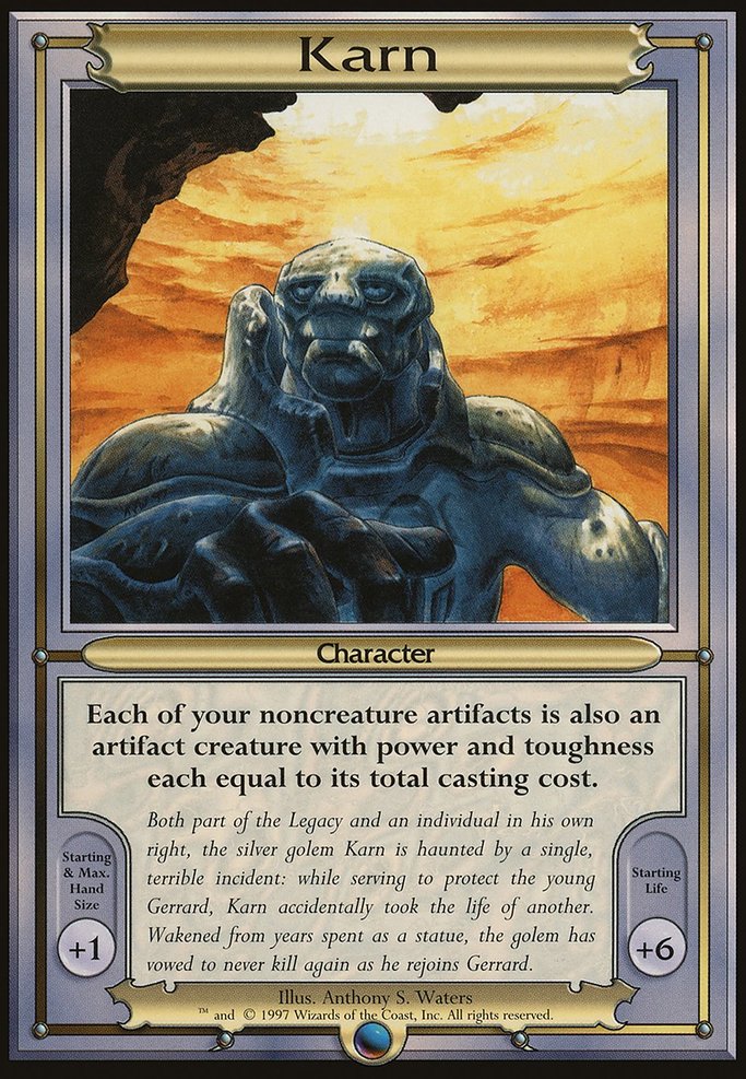 Karn, Vanguard Series #103, Magic: The Gathering card