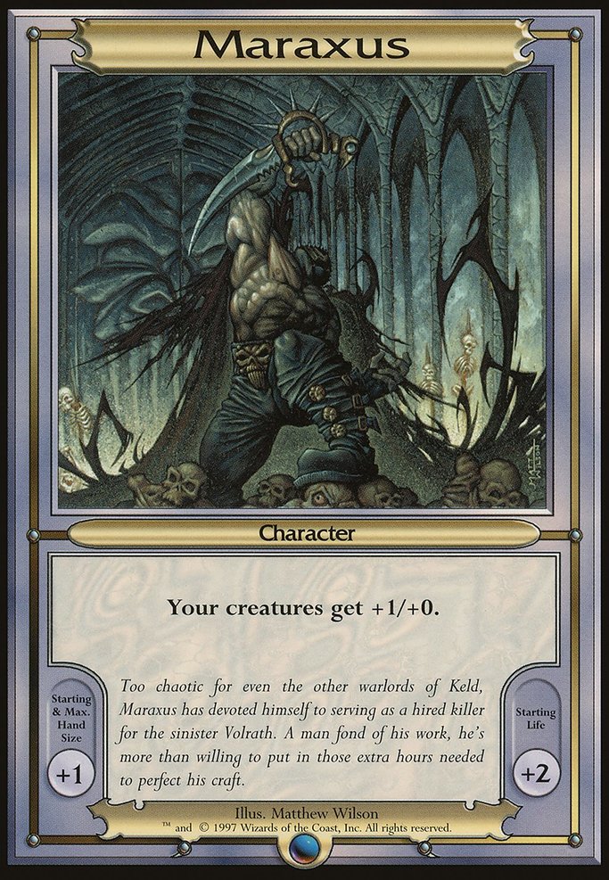 Maraxus, Vanguard Series #104, Magic: The Gathering card