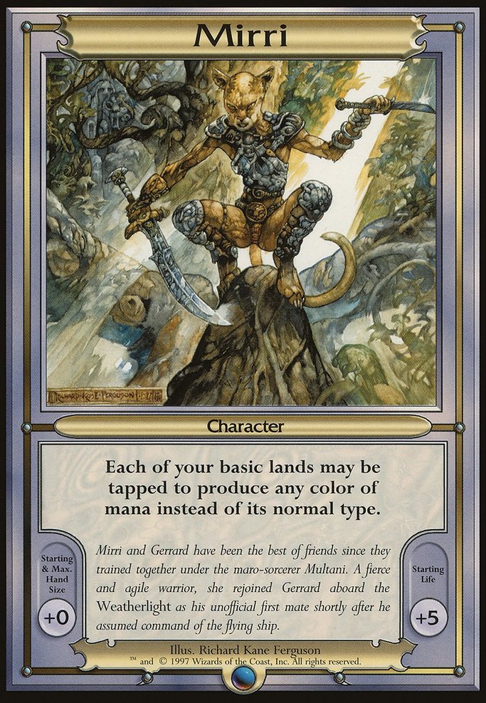 Mirri, Vanguard Series #105, Magic: The Gathering card