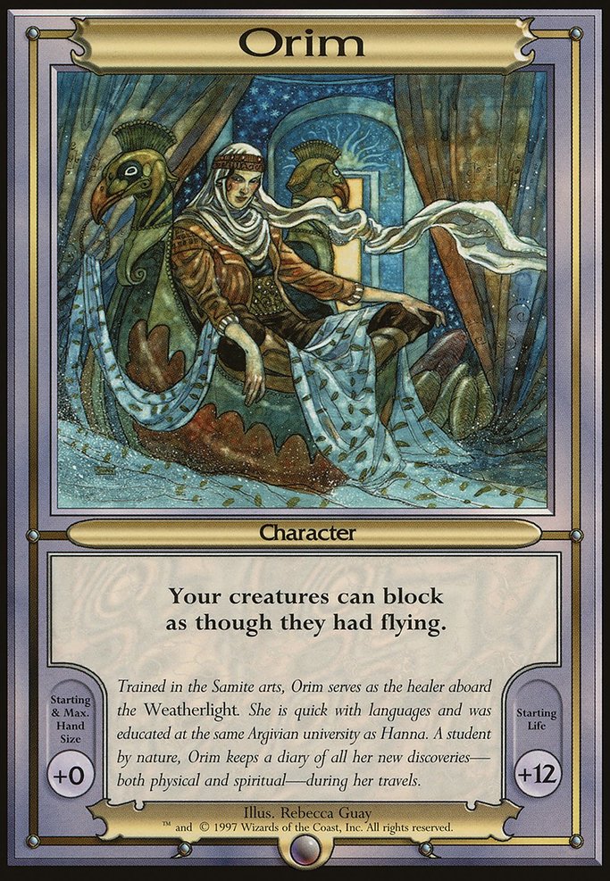 Orim, Vanguard Series #205, Magic: The Gathering card