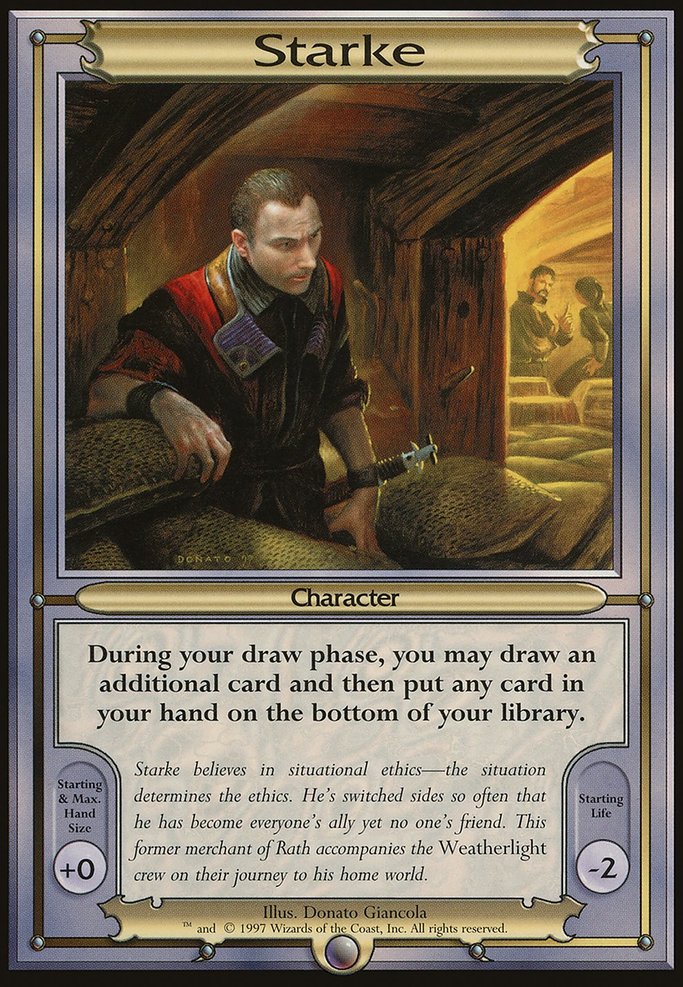 Starke, Vanguard Series #207, Magic: The Gathering card