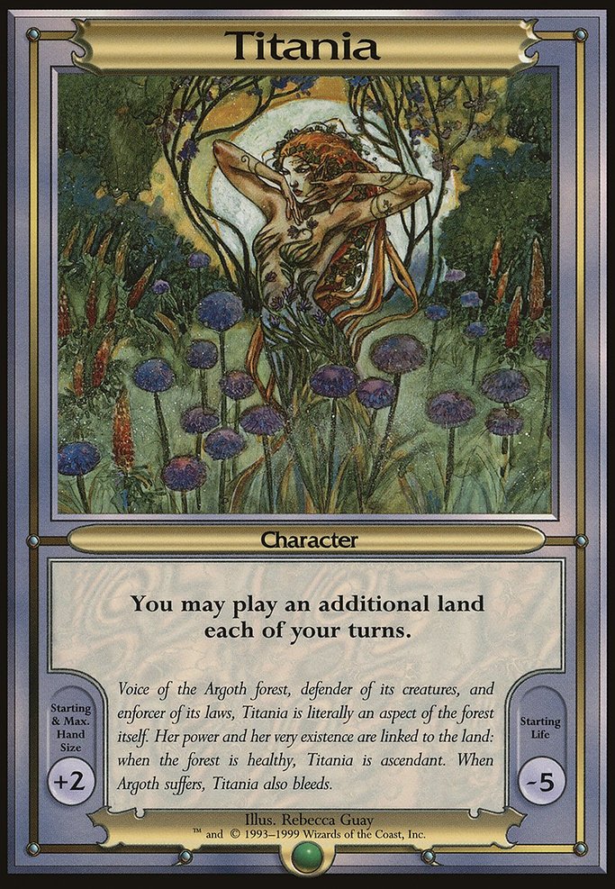 Titania, Vanguard Series #406, Magic: The Gathering card