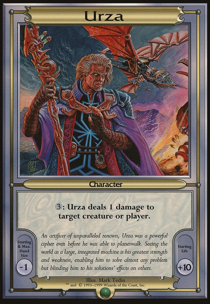 Urza, Vanguard Series #407, Magic: The Gathering card