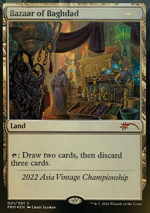 Bazaar of Baghdad, Vintage Championship #2022A, Magic: The Gathering card