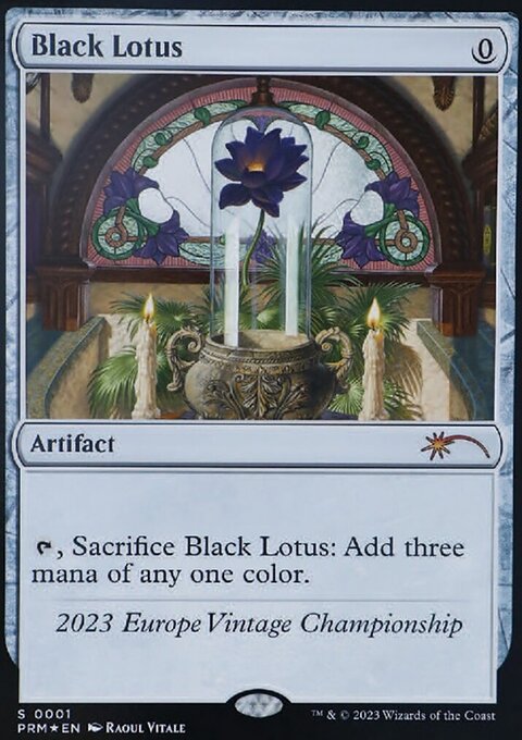 Black Lotus, Vintage Championship #2023EU, Magic: The Gathering card