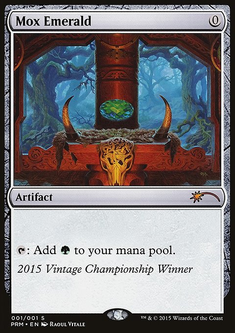 Mox Emerald, Vintage Championship #2015, Magic: The Gathering card
