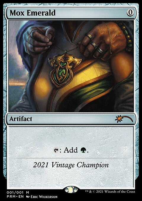 Mox Emerald, Vintage Championship #2021A, Magic: The Gathering card