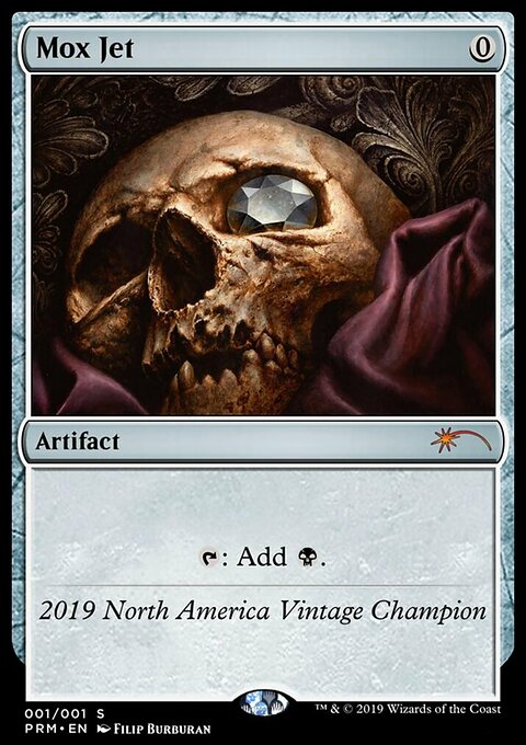 Mox Jet, Vintage Championship #2019NA, Magic: The Gathering card