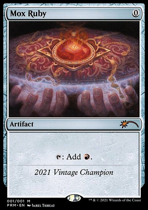 Mox Ruby, Vintage Championship #2021C, Magic: The Gathering card