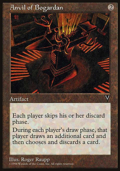 Anvil of Bogardan, Visions #141, Magic: The Gathering card