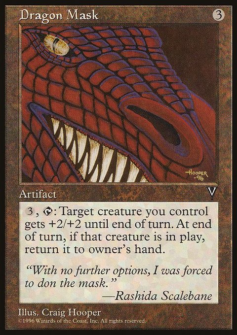 Dragon Mask, Visions #144, Magic: The Gathering card