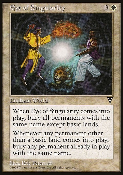 Eye of Singularity, Visions #4, Magic: The Gathering card