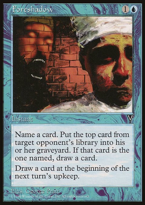 Foreshadow, Visions #33, Magic: The Gathering card