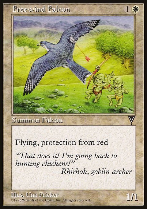 Freewind Falcon, Visions #5, Magic: The Gathering card